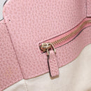 GUCCI Swing Tote Bag Leather Gray Gold 354408 Auth 148695-21