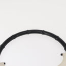 GUCCI Bamboo Shoulder Bag Leather White Silver 001 3739 Auth 148696-9