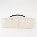 GUCCI Bamboo Shoulder Bag Leather White Silver 001 3739 Auth 148696-5