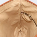 CELINE Macadam Canvas Shoulder Bag PVC Leather Brown Gold Auth 148697-20