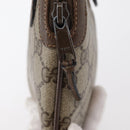 GUCCI GG Supreme Web Sherry Line Bag PVC Beige Gold 904 02 047 Auth 148699-14