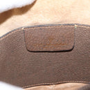 GUCCI GG Supreme Web Sherry Line Bag PVC Beige Gold 904 02 047 Auth 148699-16