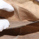 GUCCI GG Supreme Web Sherry Line Bag PVC Beige Gold 904 02 047 Auth 148699-21