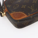 LOUIS VUITTON Monogram Marly Dragonne PM Clutch Bag M51827 LV Auth 148700-14