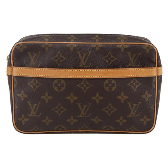 LOUIS VUITTON Monogram Compiegne 23 Clutch Bag M51847 LV Auth 148704