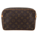 LOUIS VUITTON Monogram Compiegne 23 Clutch Bag M51847 LV Auth 148704-2