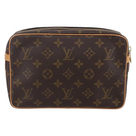LOUIS VUITTON Monogram Compiegne 23 Clutch Bag M51847 LV Auth 148704 - 0