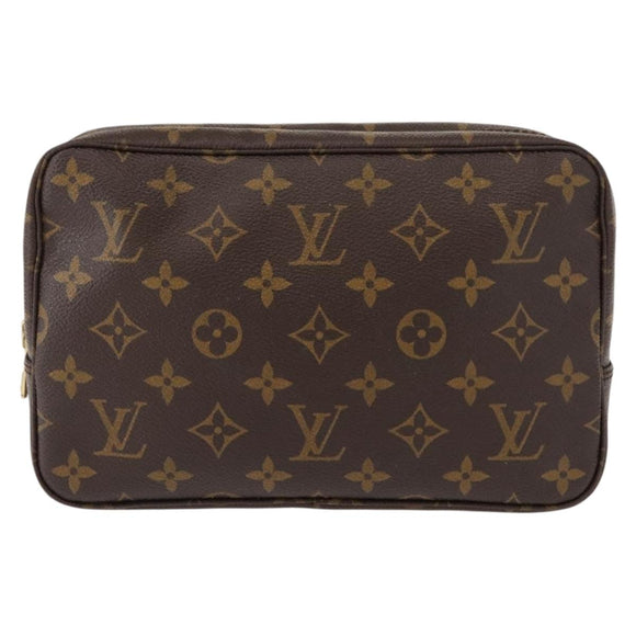 LOUIS VUITTON Monogram Trousse Toilette 23 Clutch Bag M47524 LV Auth 148705