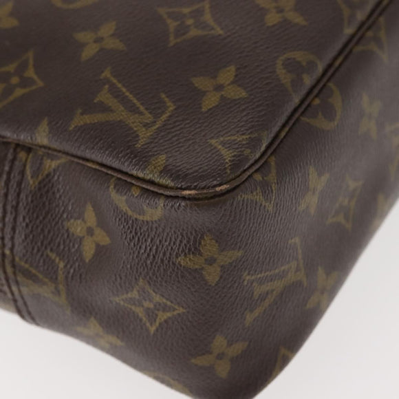 LOUIS VUITTON Monogram Trousse Toilette 28 Clutch Bag M47522 LV Auth 148708