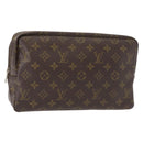 LOUIS VUITTON Monogram Trousse Toilette 28 Clutch Bag M47522 LV Auth 148708-1