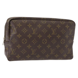LOUIS VUITTON Monogram Trousse Toilette 28 Clutch Bag M47522 LV Auth 148708