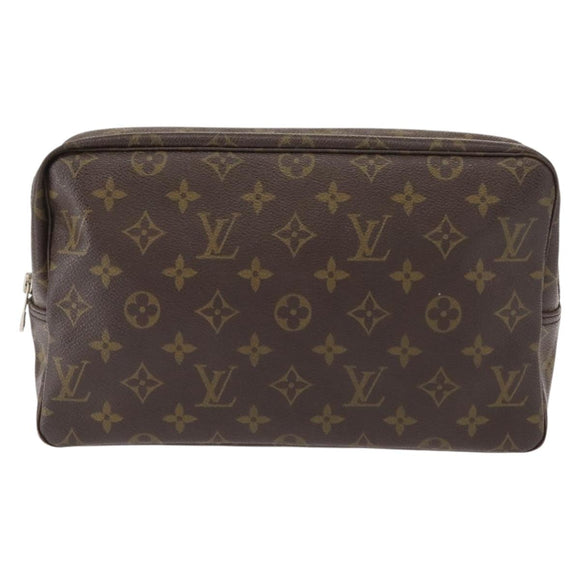 LOUIS VUITTON Monogram Trousse Toilette 28 Clutch Bag M47522 LV Auth 148708