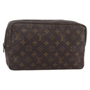 LOUIS VUITTON Monogram Trousse Toilette 28 Clutch Bag M47522 LV Auth 148709-1