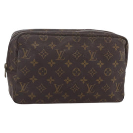LOUIS VUITTON Monogram Trousse Toilette 28 Clutch Bag M47522 LV Auth 148709
