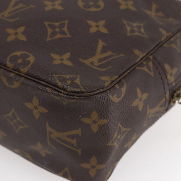 LOUIS VUITTON Monogram Trousse Toilette 28 Clutch Bag M47522 LV Auth 148709
