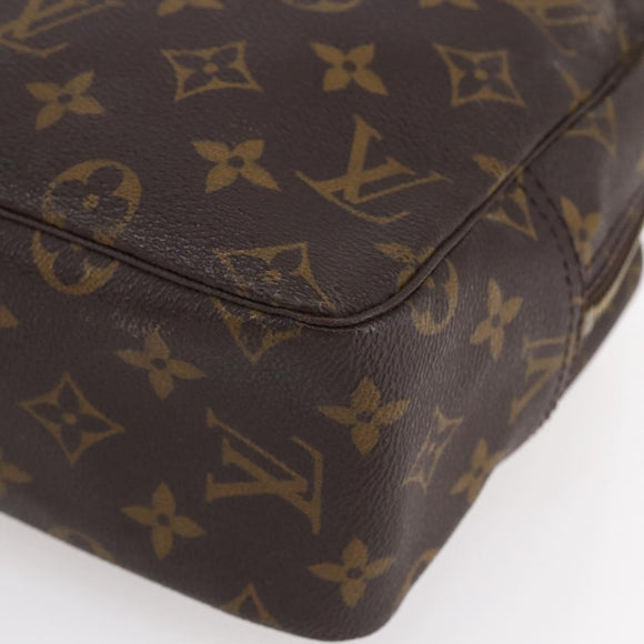 LOUIS VUITTON Monogram Trousse Toilette 28 Clutch Bag M47522 LV Auth 148709