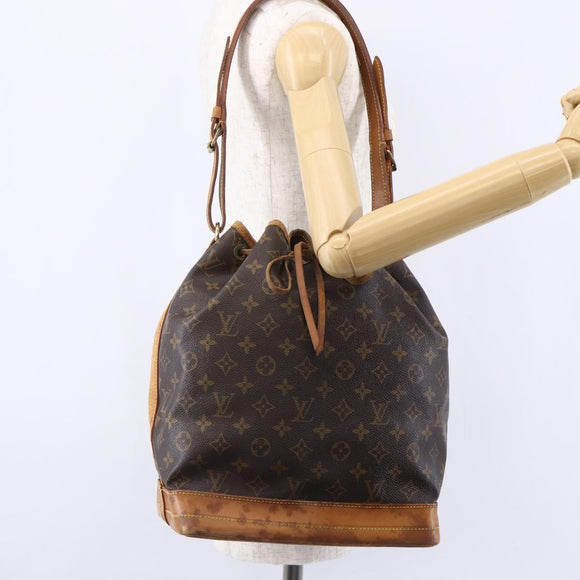 LOUIS VUITTON Monogram Noe Shoulder Bag M42224 LV Auth 148720