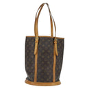 LOUIS VUITTON Monogram Bucket GM Shoulder Bag M42236 LV Auth 148723-13