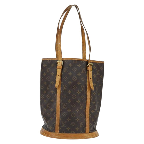 LOUIS VUITTON Monogram Bucket GM Shoulder Bag M42236 LV Auth 148723