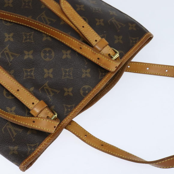 LOUIS VUITTON Monogram Bucket GM Shoulder Bag M42236 LV Auth 148723
