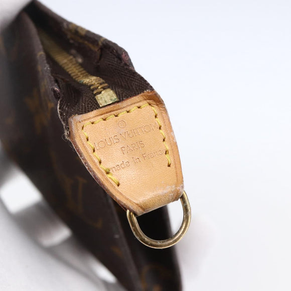 LOUIS VUITTON Monogram Bucket GM Accessory Pouch LV Auth 148724