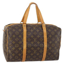 LOUIS VUITTON Monogram Sac Souple 35 Boston Bag M41626 LV Auth 148727-1