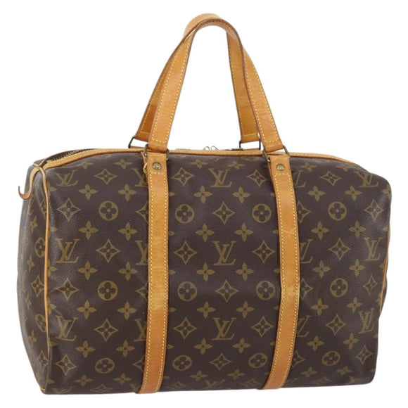 LOUIS VUITTON Monogram Sac Souple 35 Boston Bag M41626 LV Auth 148727