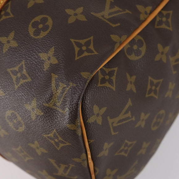 LOUIS VUITTON Monogram Sac Souple 35 Boston Bag M41626 LV Auth 148727