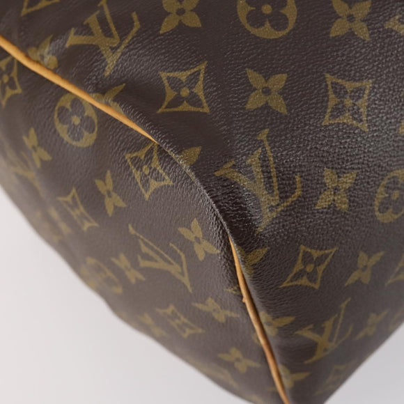 LOUIS VUITTON Monogram Sac Souple 35 Boston Bag M41626 LV Auth 148727