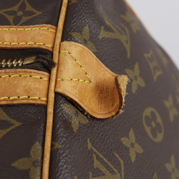 LOUIS VUITTON Monogram Sac Souple 35 Boston Bag M41626 LV Auth 148727