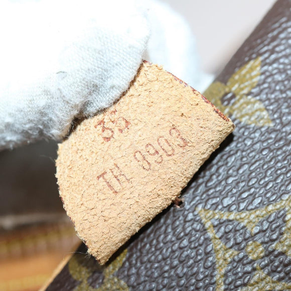 LOUIS VUITTON Monogram Sac Souple 35 Boston Bag M41626 LV Auth 148727