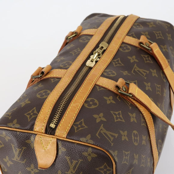 LOUIS VUITTON Monogram Sac Souple 35 Boston Bag M41626 LV Auth 148727