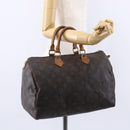 LOUIS VUITTON Monogram Speedy 35 Hand Bag M41524 LV Auth 148728-22