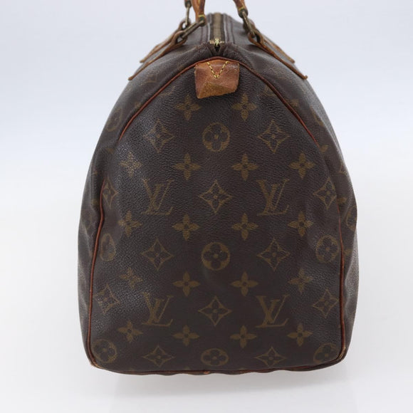 LOUIS VUITTON Monogram Speedy 35 Hand Bag M41524 LV Auth 148728