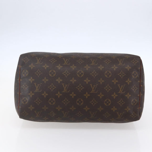 LOUIS VUITTON Monogram Speedy 35 Hand Bag M41524 LV Auth 148728