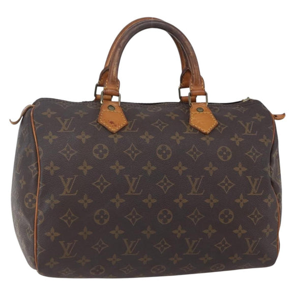 LOUIS VUITTON Monogram Speedy 30 Hand Bag M41526 LV Auth 148730