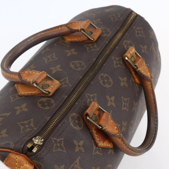 LOUIS VUITTON Monogram Speedy 30 Hand Bag M41526 LV Auth 148730