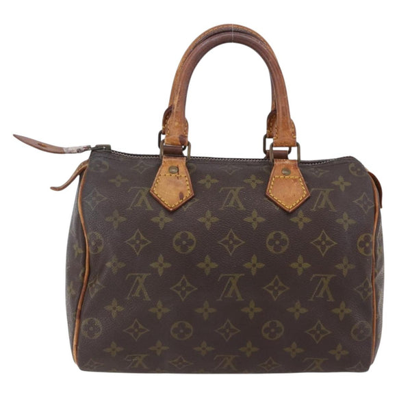 LOUIS VUITTON Monogram Speedy 25 Hand Bag M41528 LV Auth 148731