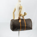 LOUIS VUITTON Monogram Keepall 55 Boston Bag M41424 LV Auth 148740-23