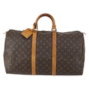 LOUIS VUITTON Monogram Keepall 50 Boston Bag M41426 LV Auth 148743-13