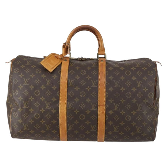 LOUIS VUITTON Monogram Keepall 50 Boston Bag M41426 LV Auth 148743