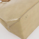 LOUIS VUITTON Monogram Vernis Reade PM Hand Bag Beige M91334 LV Auth 148756-14