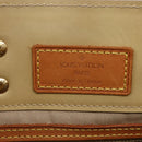 LOUIS VUITTON Monogram Vernis Reade PM Hand Bag Beige M91334 LV Auth 148756-17