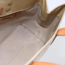 LOUIS VUITTON Monogram Vernis Reade PM Hand Bag Beige M91334 LV Auth 148756-19