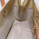 LOUIS VUITTON Monogram Vernis Reade PM Hand Bag Beige M91334 LV Auth 148756-20