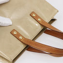 LOUIS VUITTON Monogram Vernis Reade PM Hand Bag Beige M91334 LV Auth 148756-6