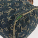 LOUIS VUITTON Monogram Denim Neo Speedy Hand Bag Blue M95019 LV Auth 148758-9