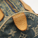 LOUIS VUITTON Monogram Denim Neo Speedy Hand Bag Blue M95019 LV Auth 148758-18