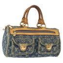 LOUIS VUITTON Monogram Denim Neo Speedy Hand Bag Blue M95019 LV Auth 148758-1