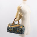LOUIS VUITTON Monogram Denim Neo Speedy Hand Bag Blue M95019 LV Auth 148758-23